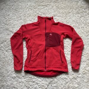 MEC Women's Ruby Cherry Red Ski Jacket. Size Large. Good Condition.